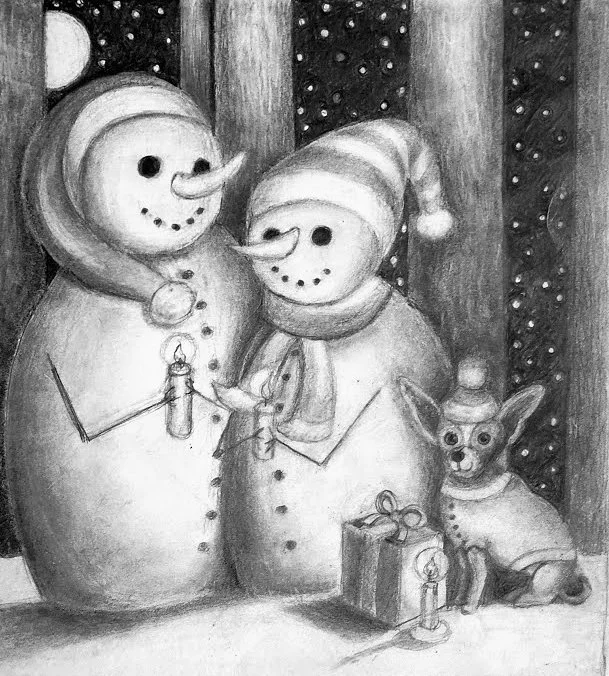 Drawing Winter Scenes!