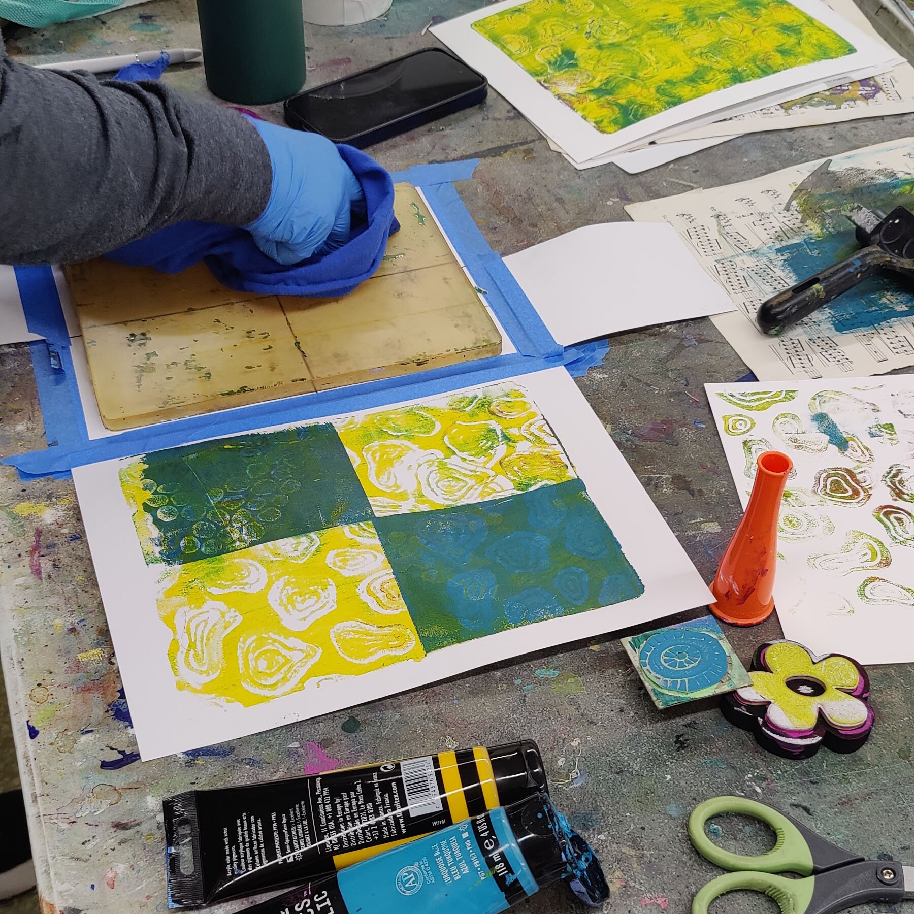 Gel Printing: From Play to Plan