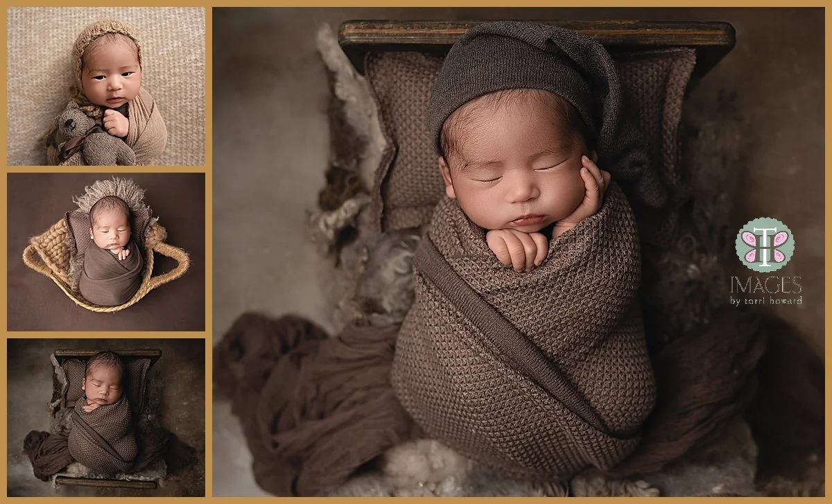 posed newborn session