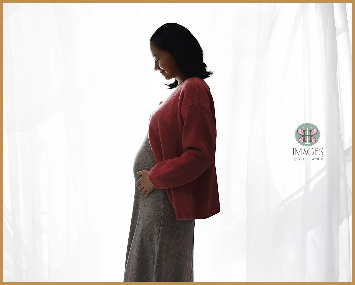 Studio Maternity Session in Bothell, WA