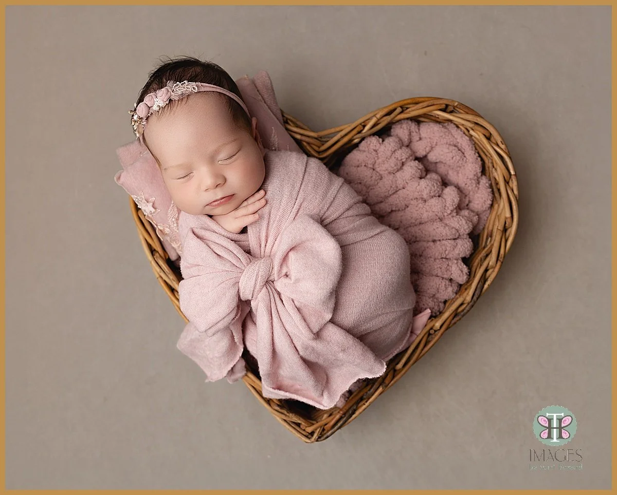 Pretty in Pink &amp; Purple | A Sweet Baby Girl Newborn Session in Bothell