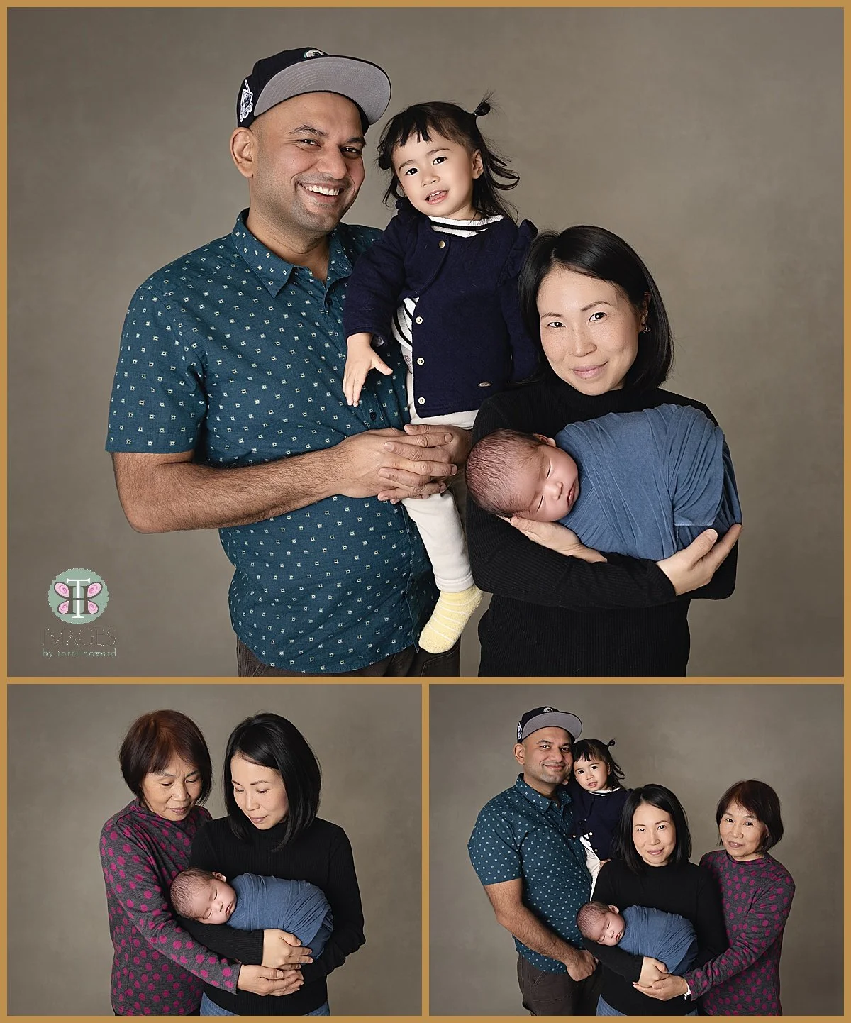 posed newborn session