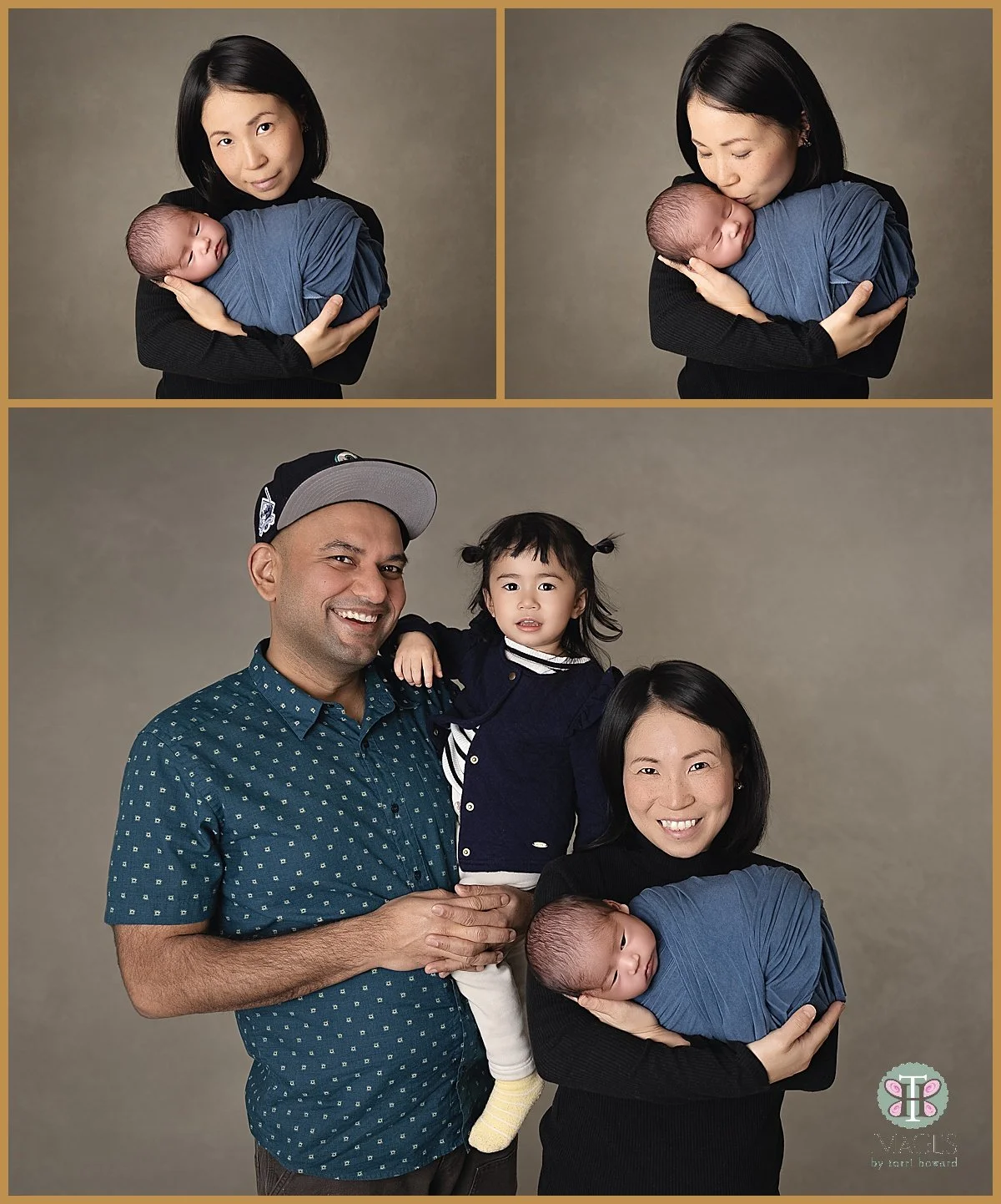 posed newborn session