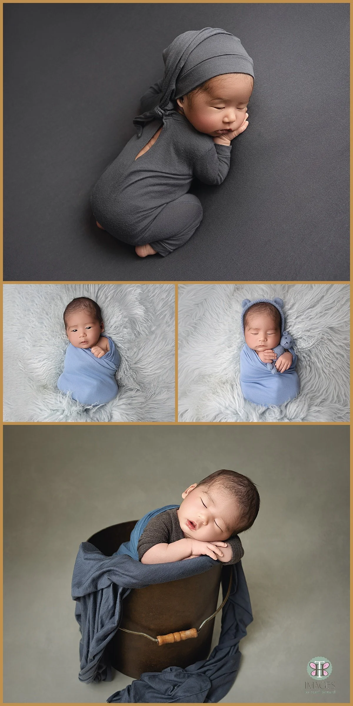 posed newborn session