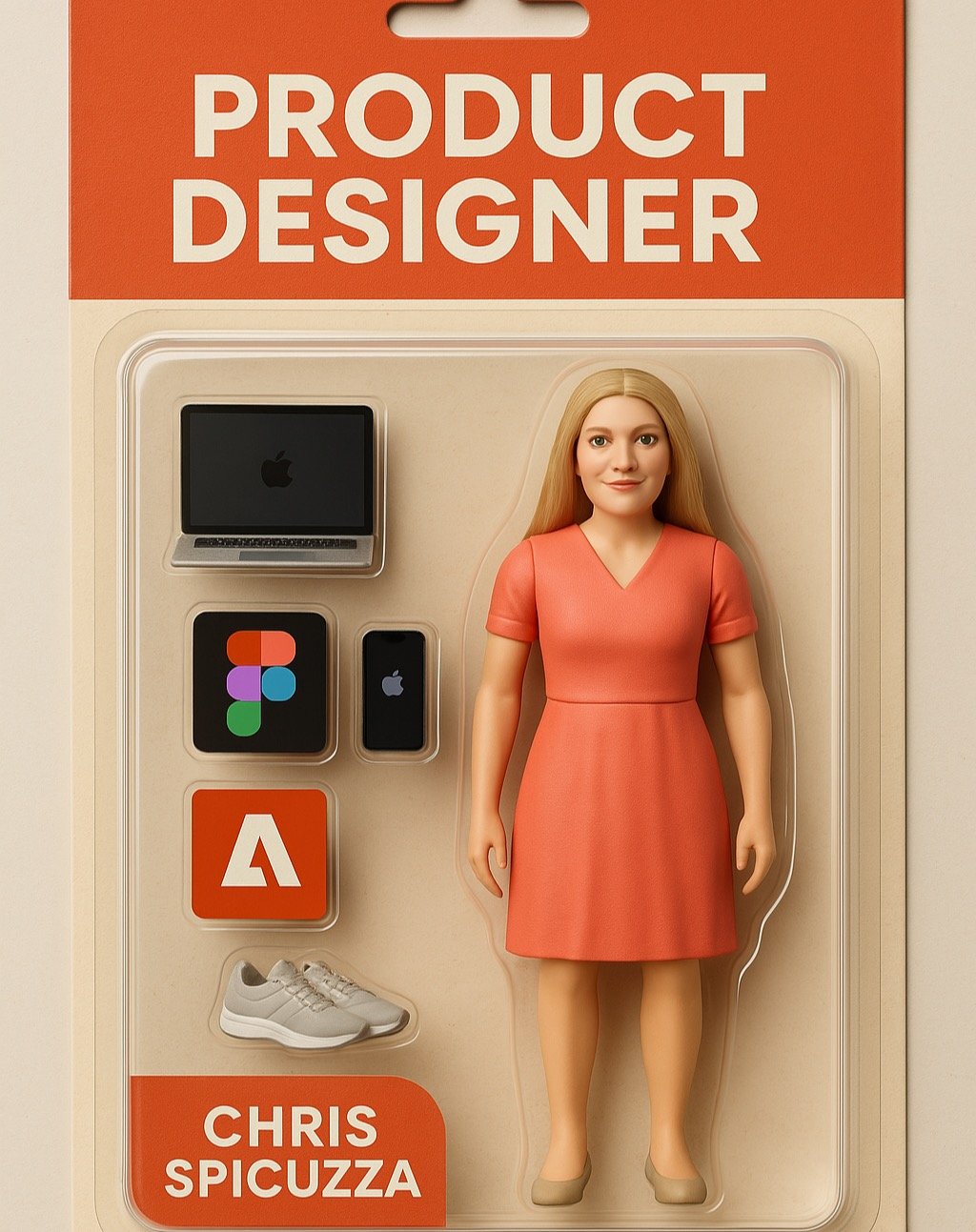 It's the Chris Spicuzza, Product Designer action figure! Available no where toys are sold 😂