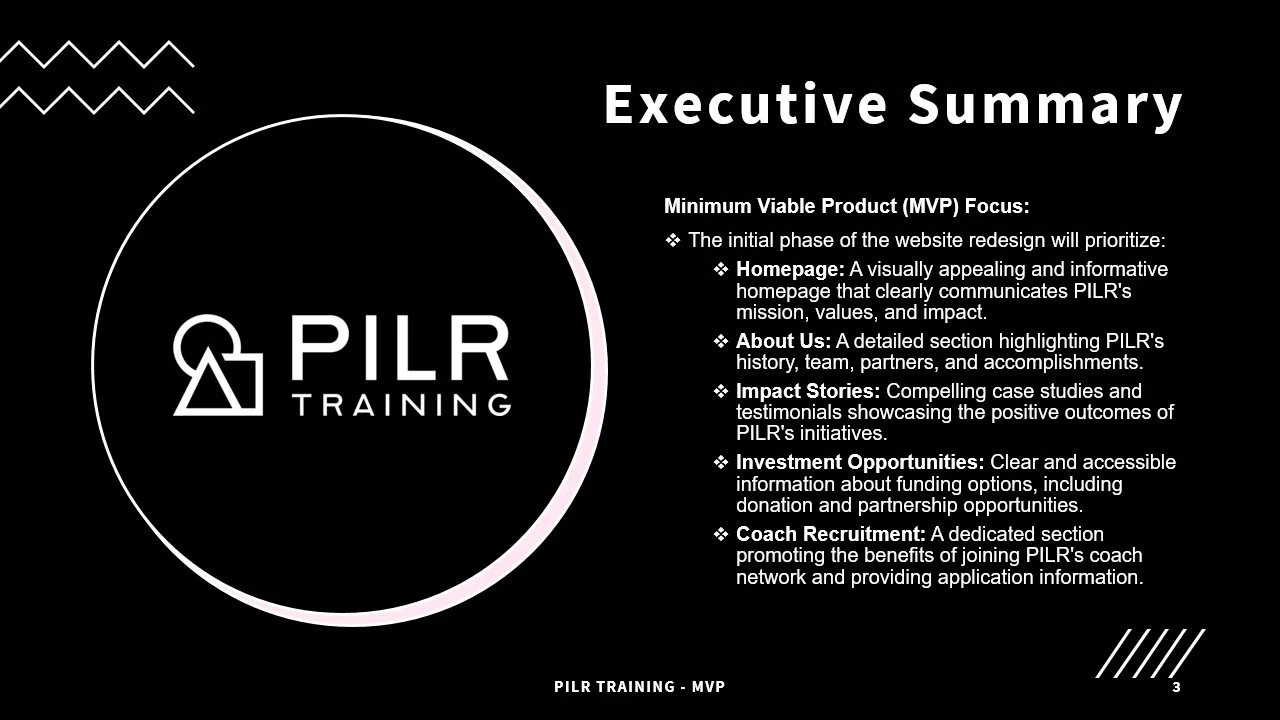 Executive Summary cont.