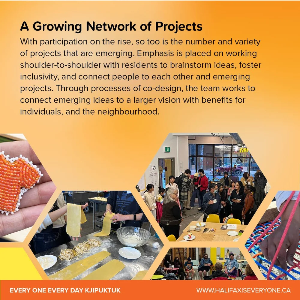 A Growing Network of Projects