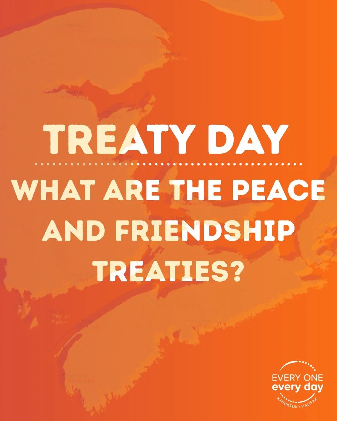 Today is Treaty Day in Mi'kma'ki. 
On Treaty Day we honour the Peace and Friendship Treaties and the relationship between the Mi&rsquo;kmaq and the Crown. Swipe to learn about the Who, What, Where &amp; When. Hear from our Co-Director Tammy judge on 