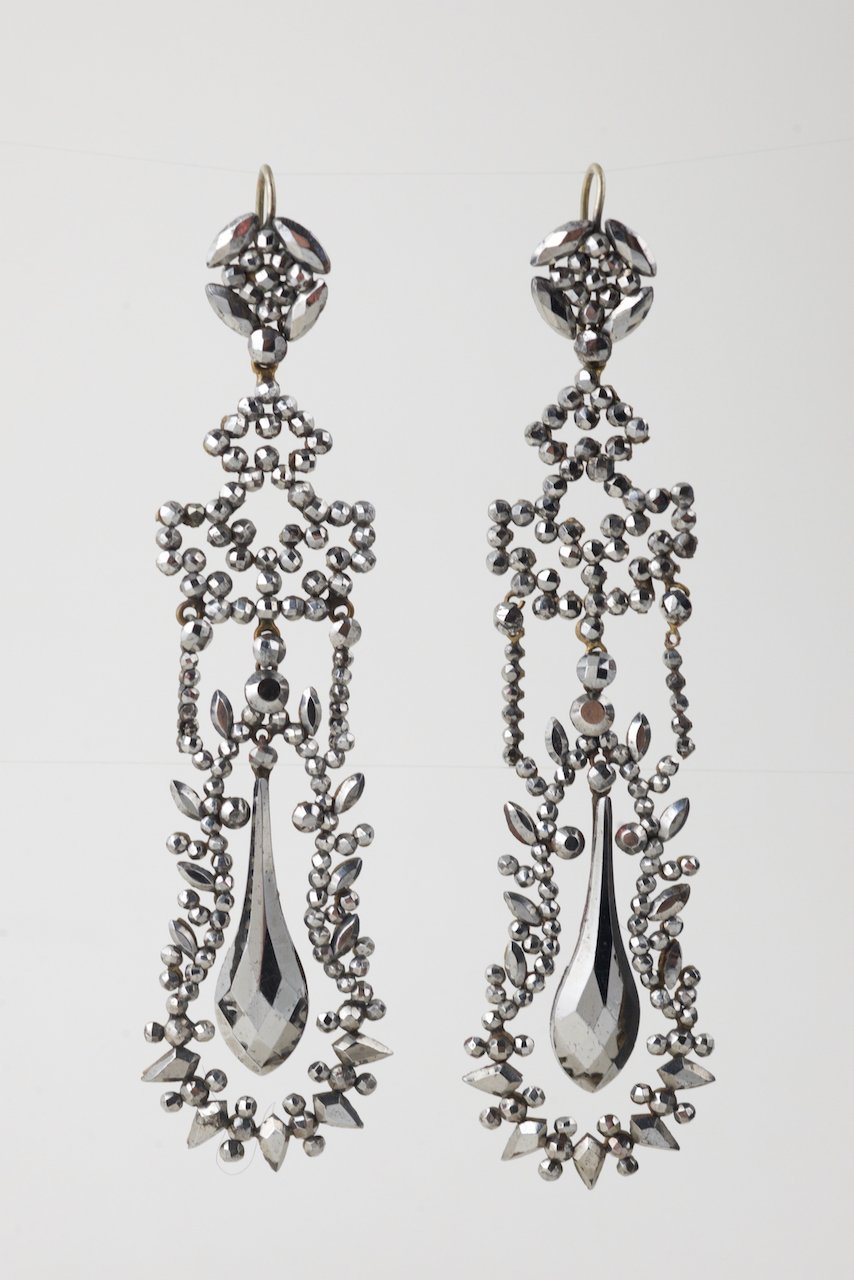 Antique Cut Steel Earrings