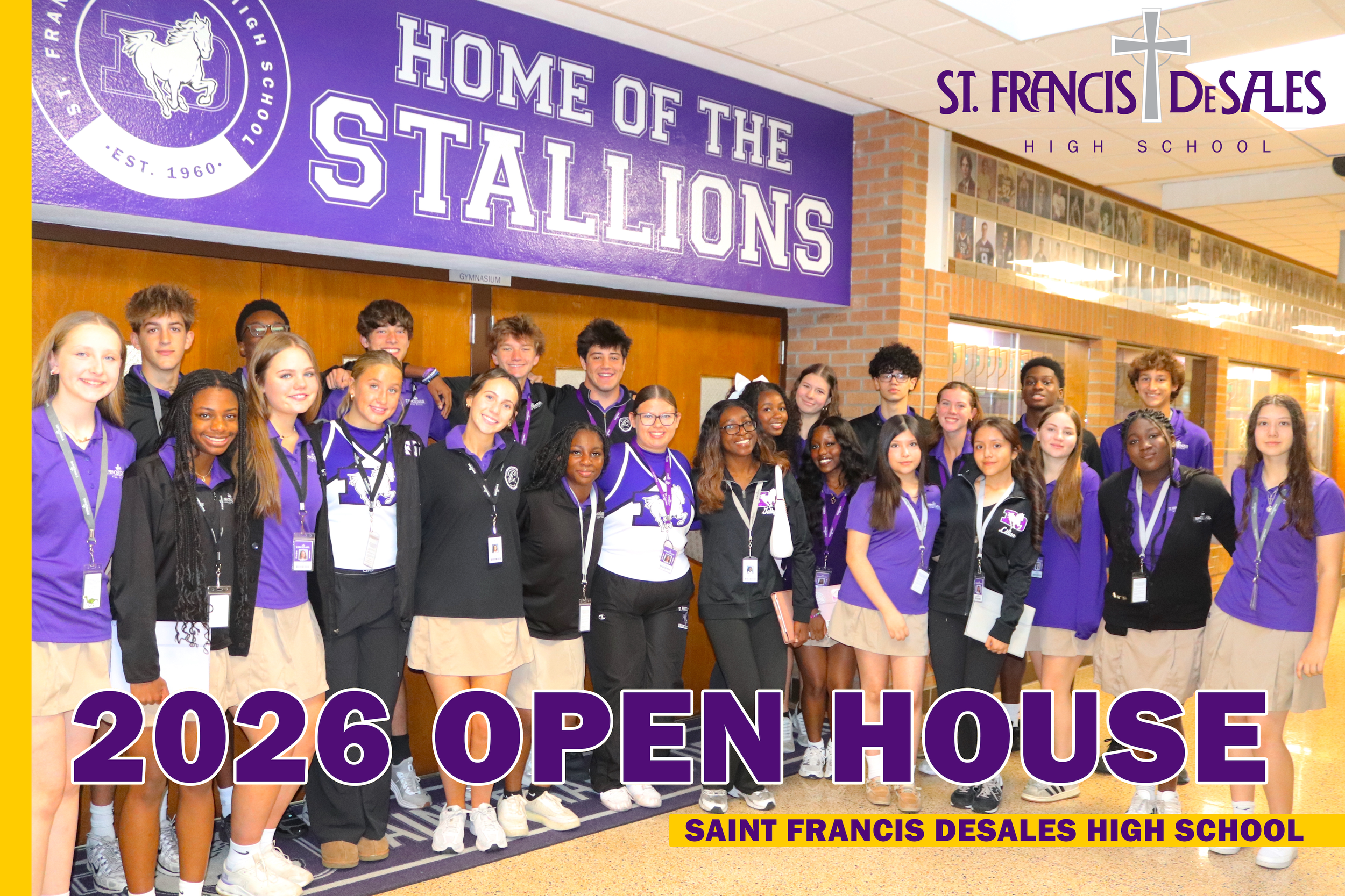 Discover the DeSales Difference at St. Francis DeSales High School in Columbus, Ohio! Join us for our Fall Open House on November 8, 2026, to explore academics, athletics, faith, student life, and the opportunities awaiting the Class of 2031.