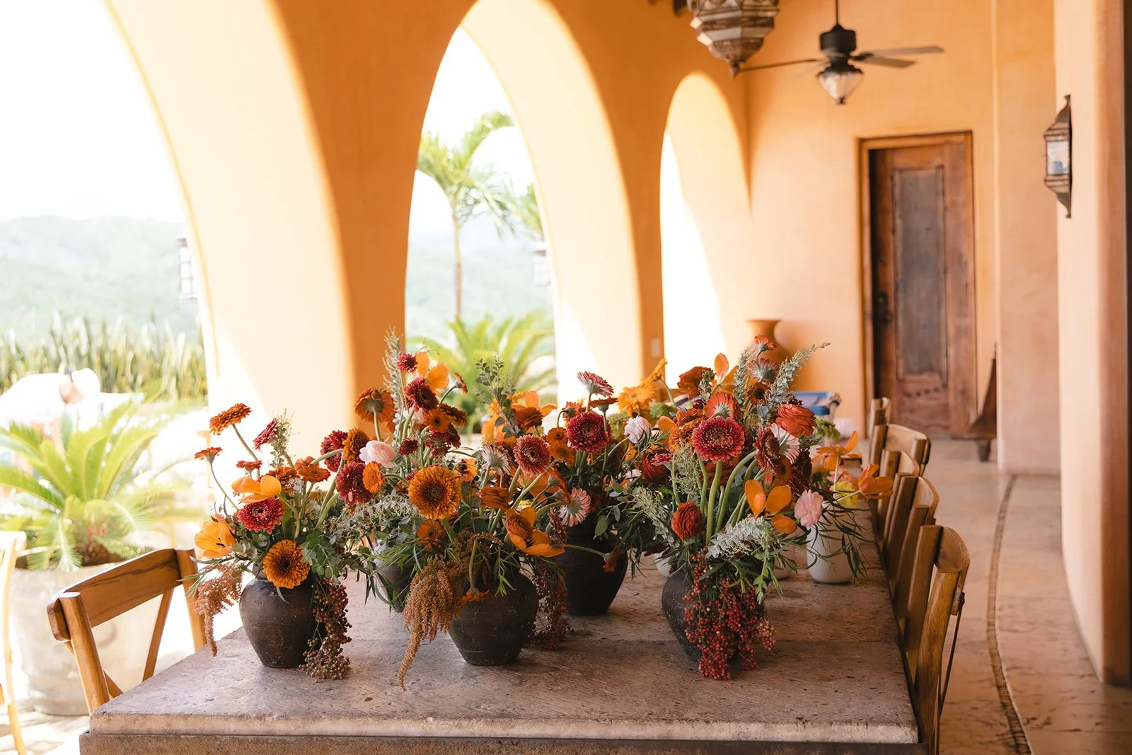 M & R hosted their wedding reception at Casa Angelina.