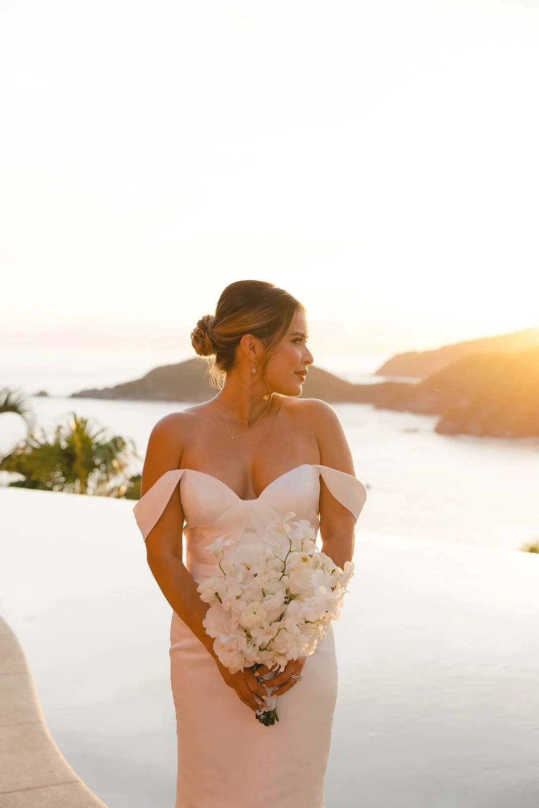M & R hosted their wedding reception at Casa Angelina.