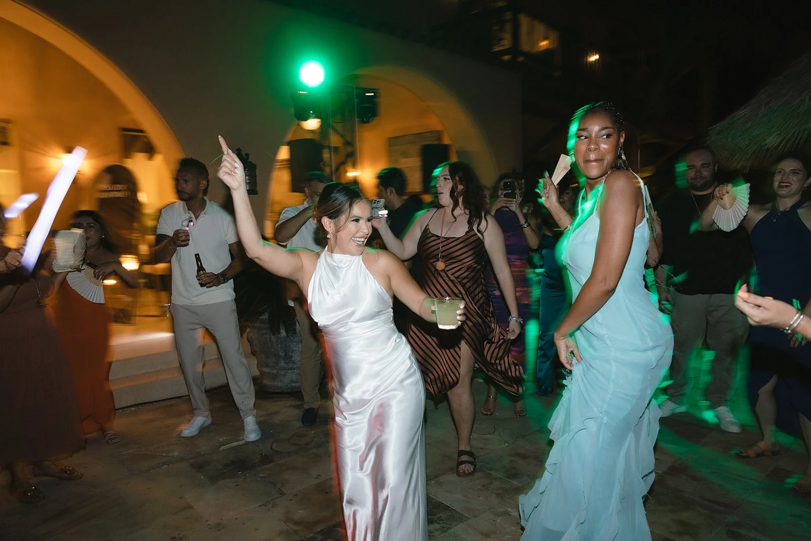 M & R hosted their wedding reception at Casa Angelina.