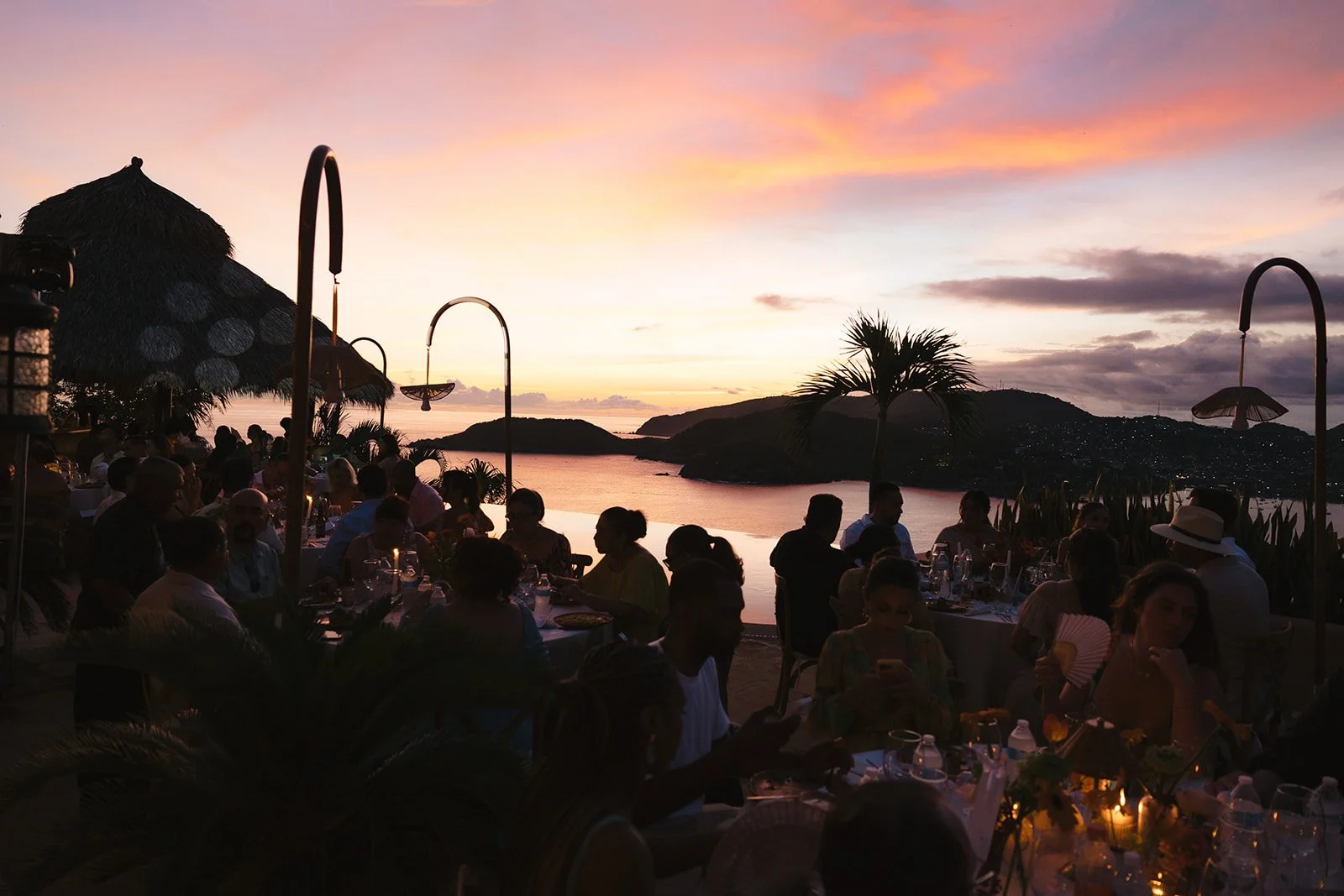 M & R hosted their wedding reception at Casa Angelina.