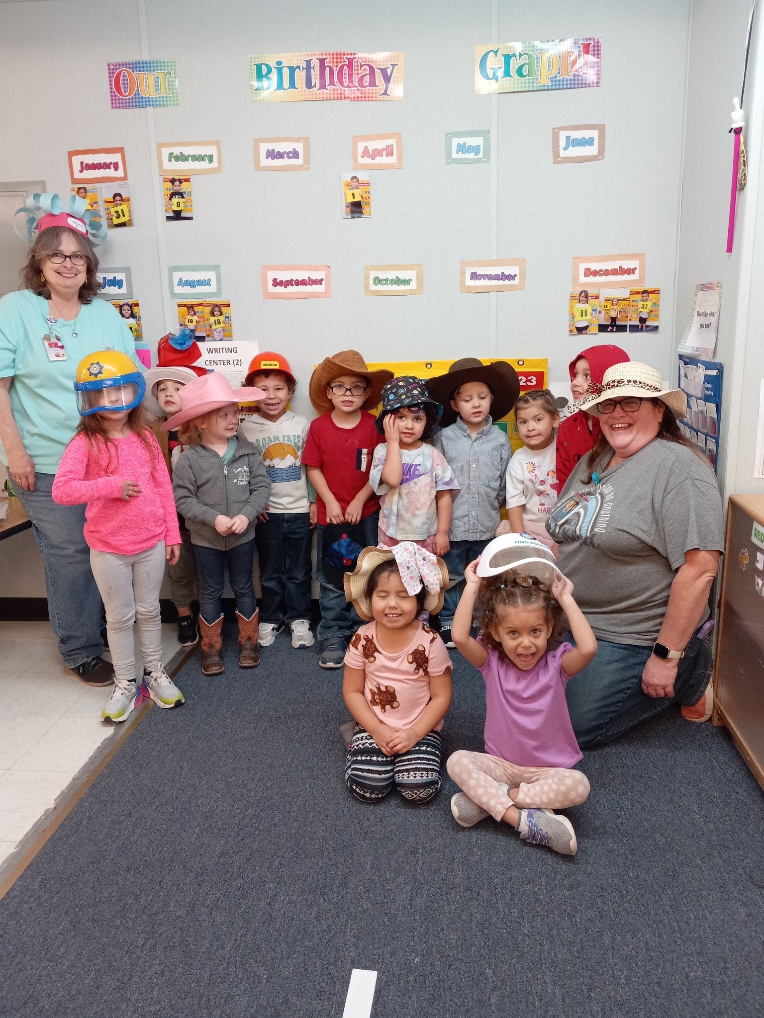  Hollis Head Start is celebrating Dr. Seuss week. Tuesday was crazy hat day. 