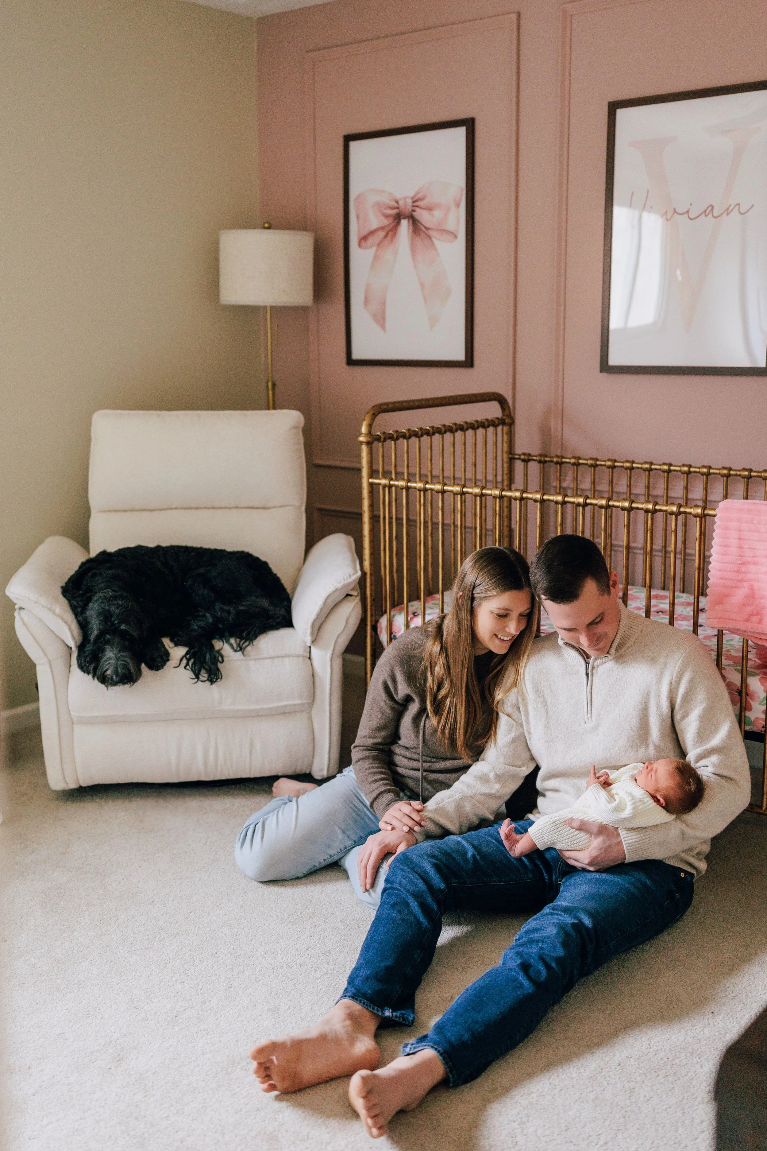 Powell Ohio Newborn Photographer || The W Family’s In-Home Newborn Photos