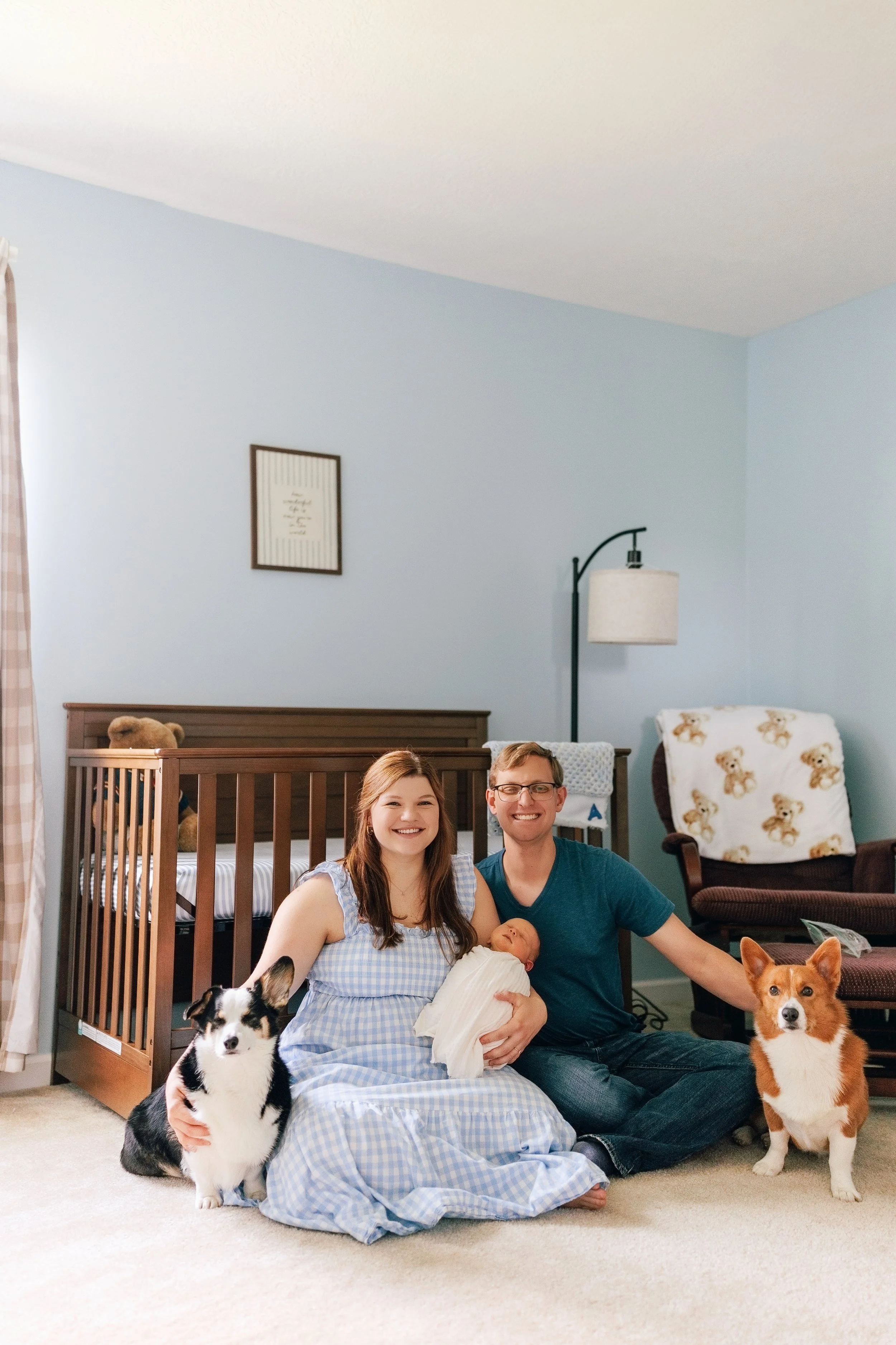 Sunbury Ohio Newborn Photographer || Baby A &amp; The K Family