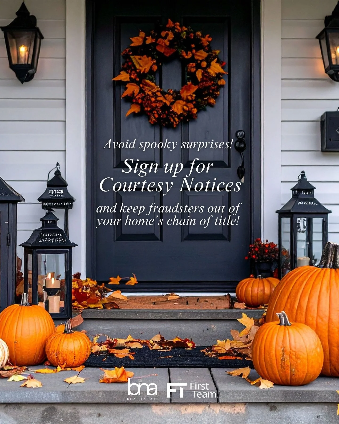 Don&rsquo;t let the real fright this Halloween be hiding in your home&rsquo;s title! 🕸️💀 Did you know SoCal County Recorders offer a free service that alerts you if someone tries to record a document on your property? 🧛&zwj;♂️⁣⁣
⁣⁣
👀 Get notified