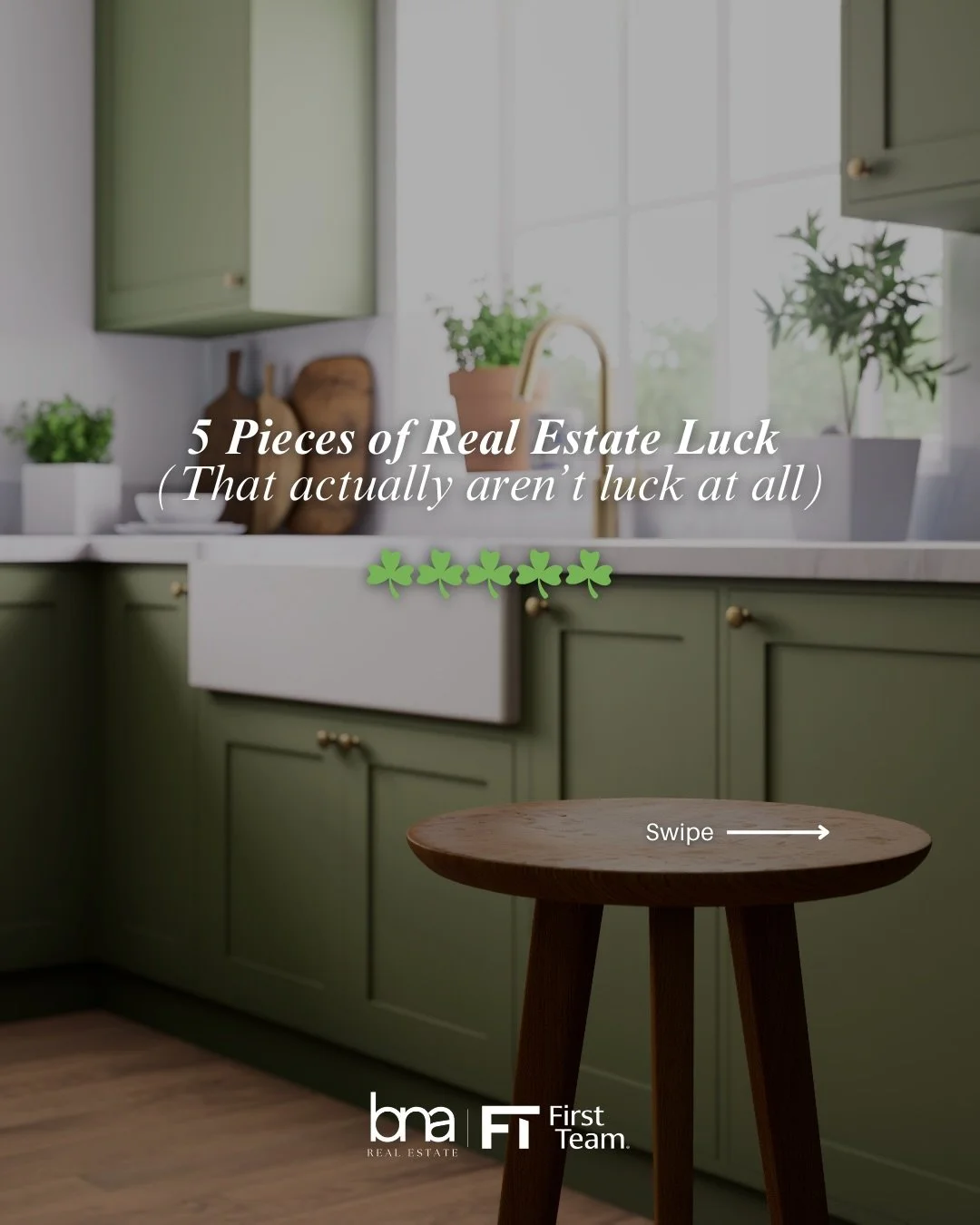 Real estate luck isn&rsquo;t really luck at all ☘️

Behind every successful home sale or purchase is strategy, preparation &amp; the right team guiding the process.

Whether you're thinking about buying or selling, we&rsquo;d love to help you make yo