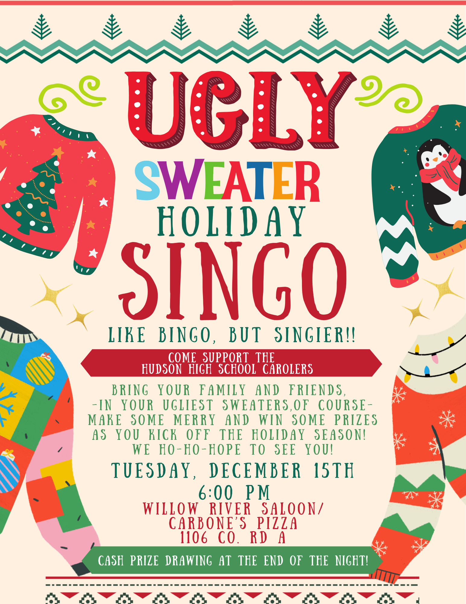 Ugly Sweater Holiday Singo