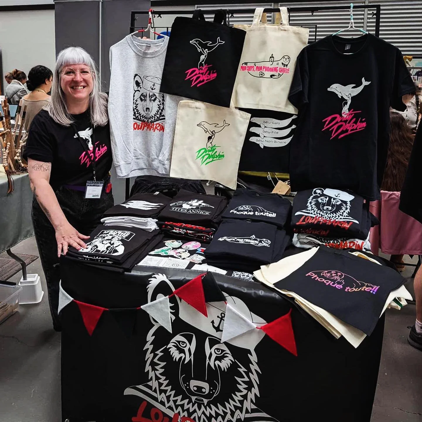 On est au march&eacute; du printemps du @collectifcreatifmtl jusqu&rsquo;&agrave; 17h, passe nous faire un petit coucou🤓🤓

📍2600 William-Tremblay, Montr&eacute;al