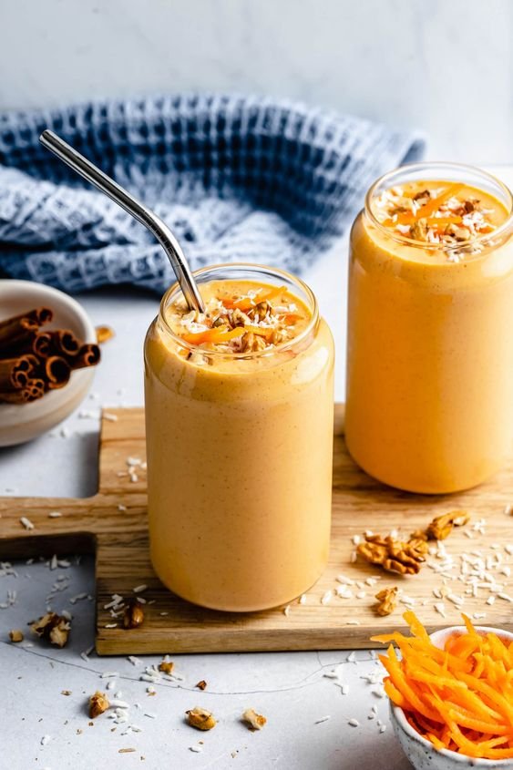 Carrot Cake Ginger Smoothie - High Protein