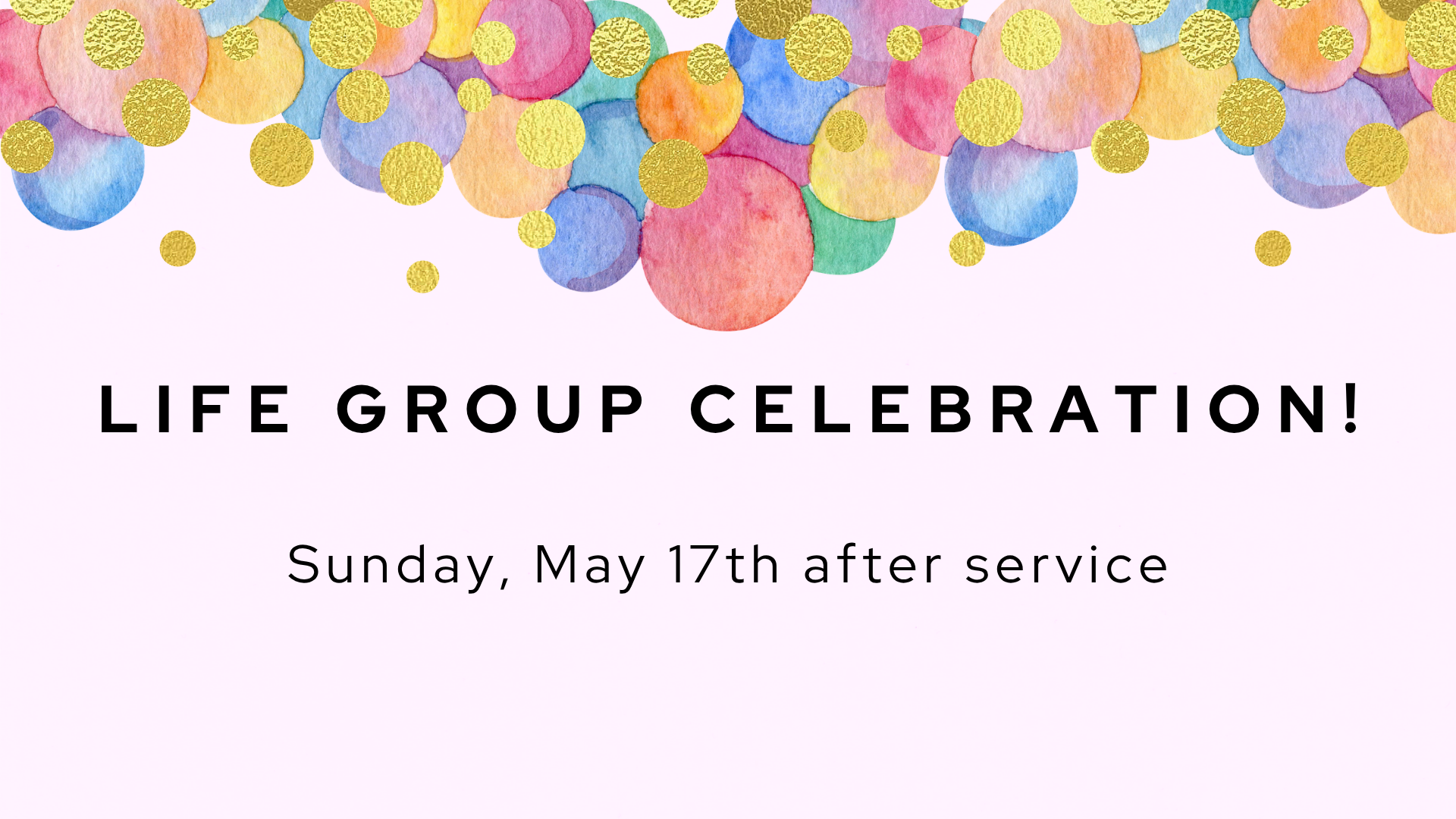 Life Group Celebration
