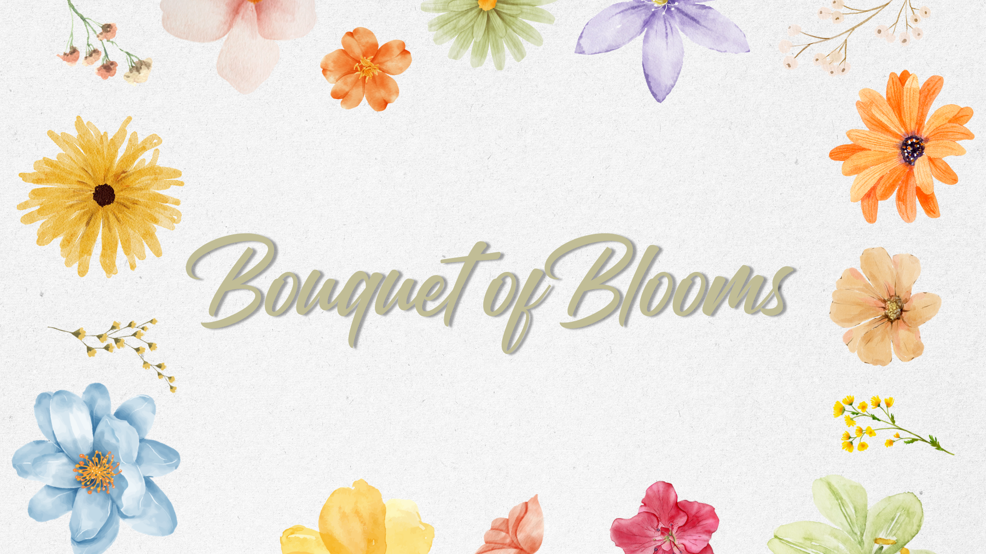 Women's Bouquet of Blooms Event