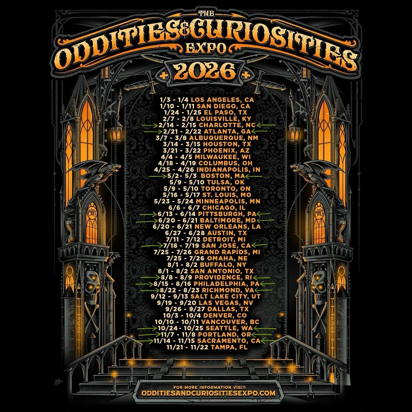 💀🐛 Speaking of @odditiesandcuriositiesexpo, I haven&rsquo;t actually shared our official dates with y&rsquo;all yet so here we are! @vermininkandpaint and I had so much fun slingin&rsquo; our wares thjs year that we maybe decided to go a little ove