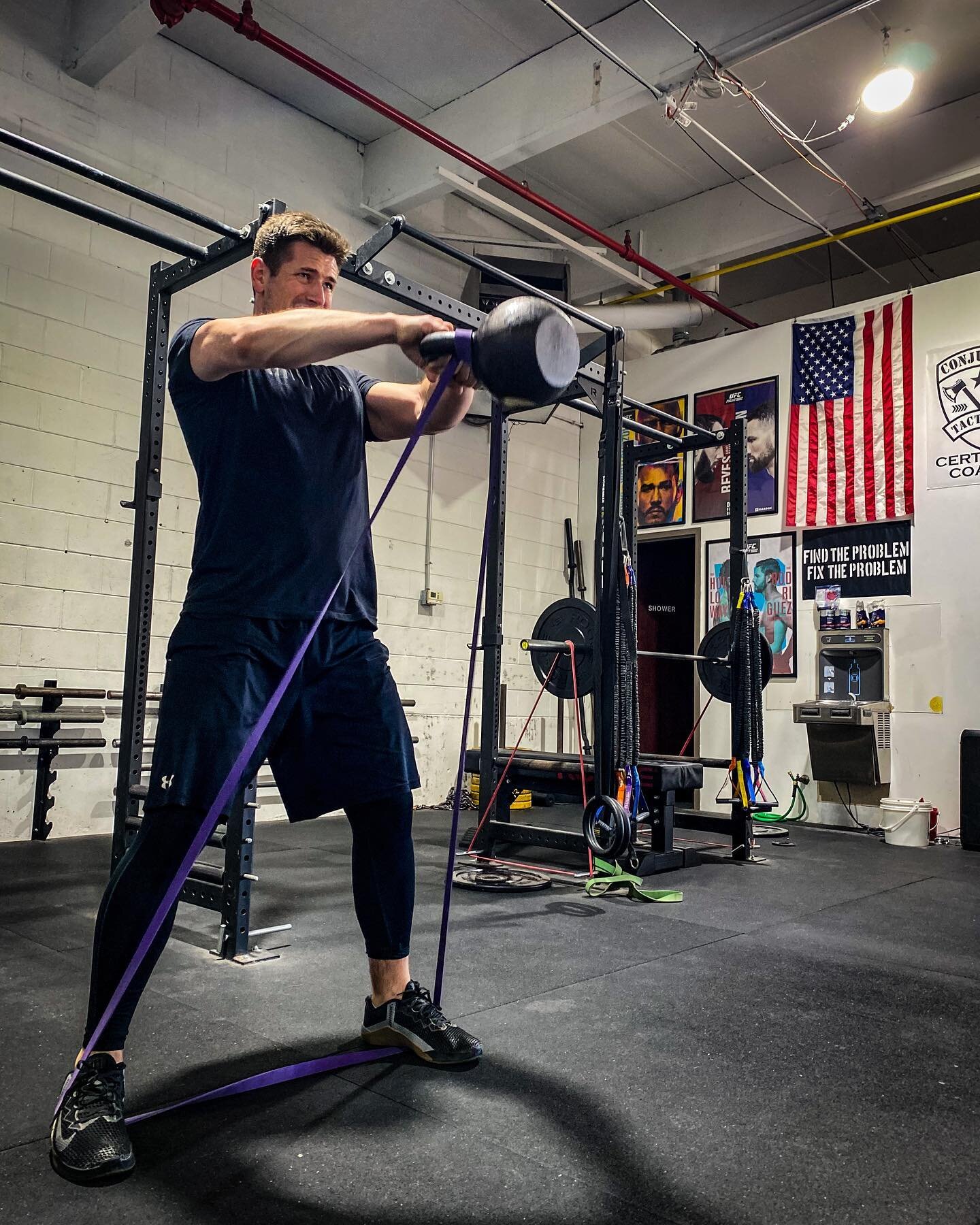 There are many components that go into a proper training program for speed. One crucial method at the center of speed work is overspeed eccentrics. This involves the use of bands specifically. The bands constitute extra kinetic energy and drive the l