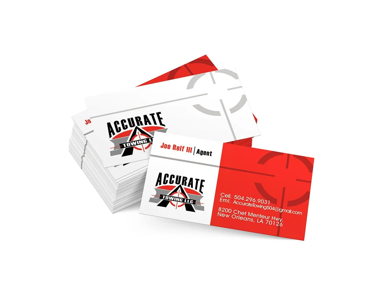 Business Cards - Accurate Towing