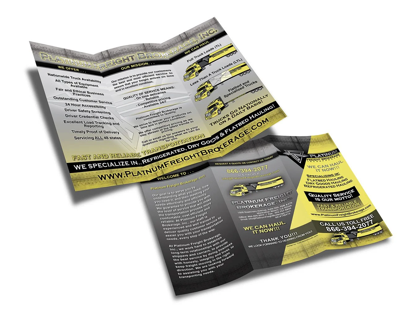 Brochures - Platinum Freight Brokerage