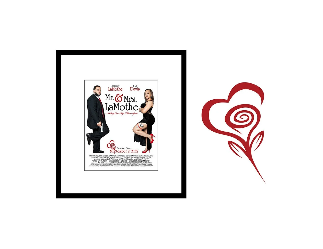 Large Format - Wedding Movie Poster & Logo