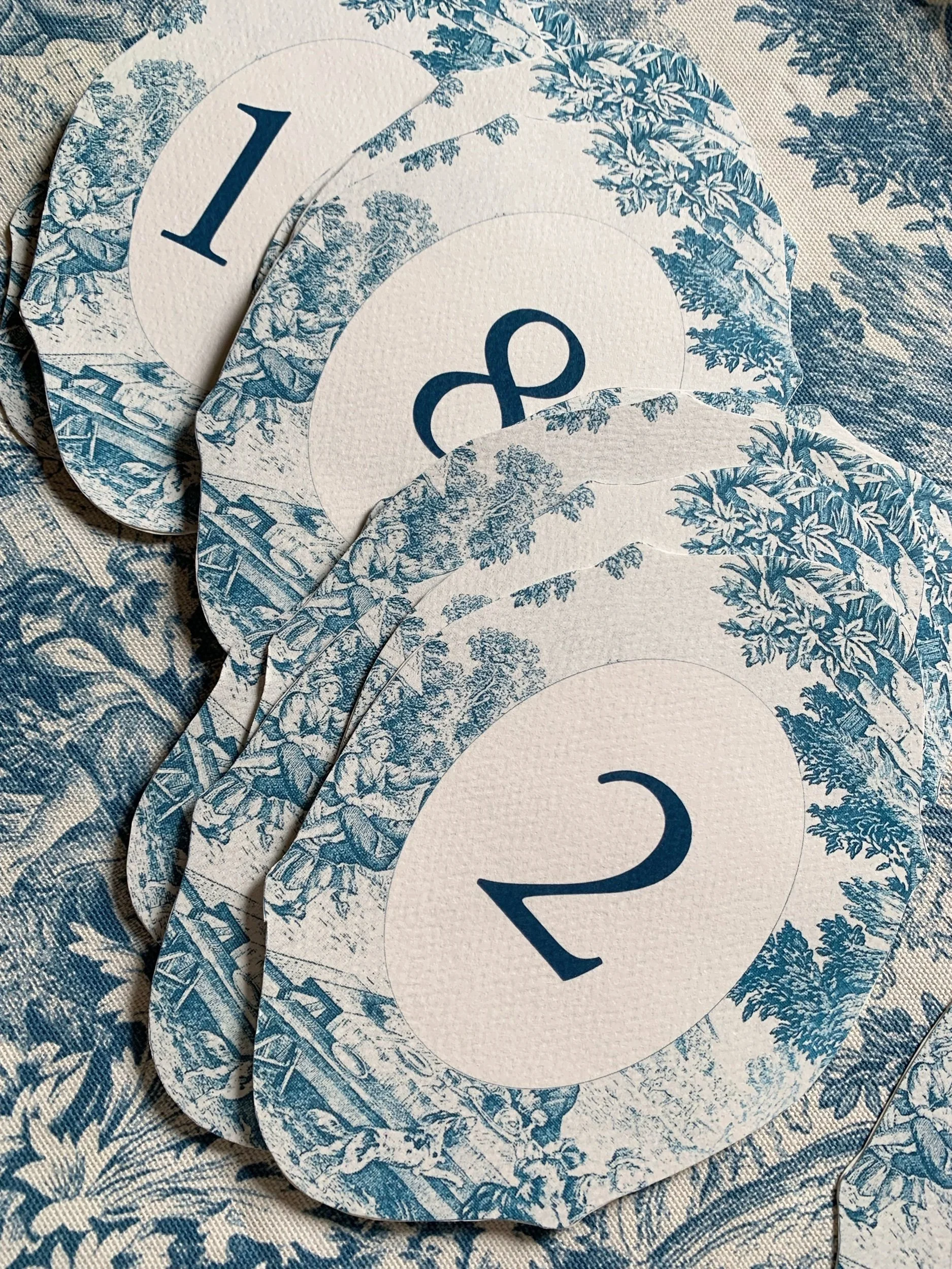 TABLE NUMBERS