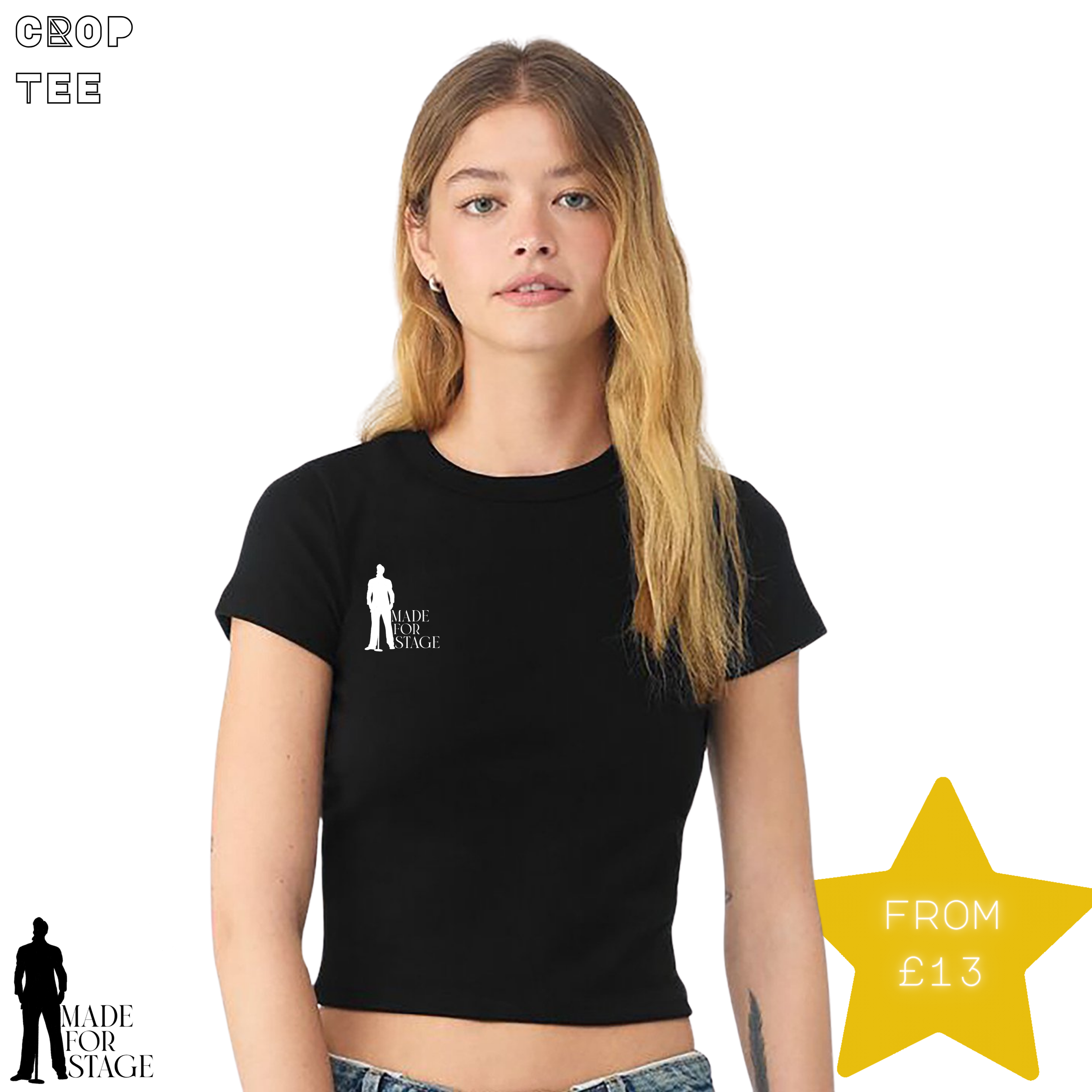 Made For Stage Cropped Tee - True to size
