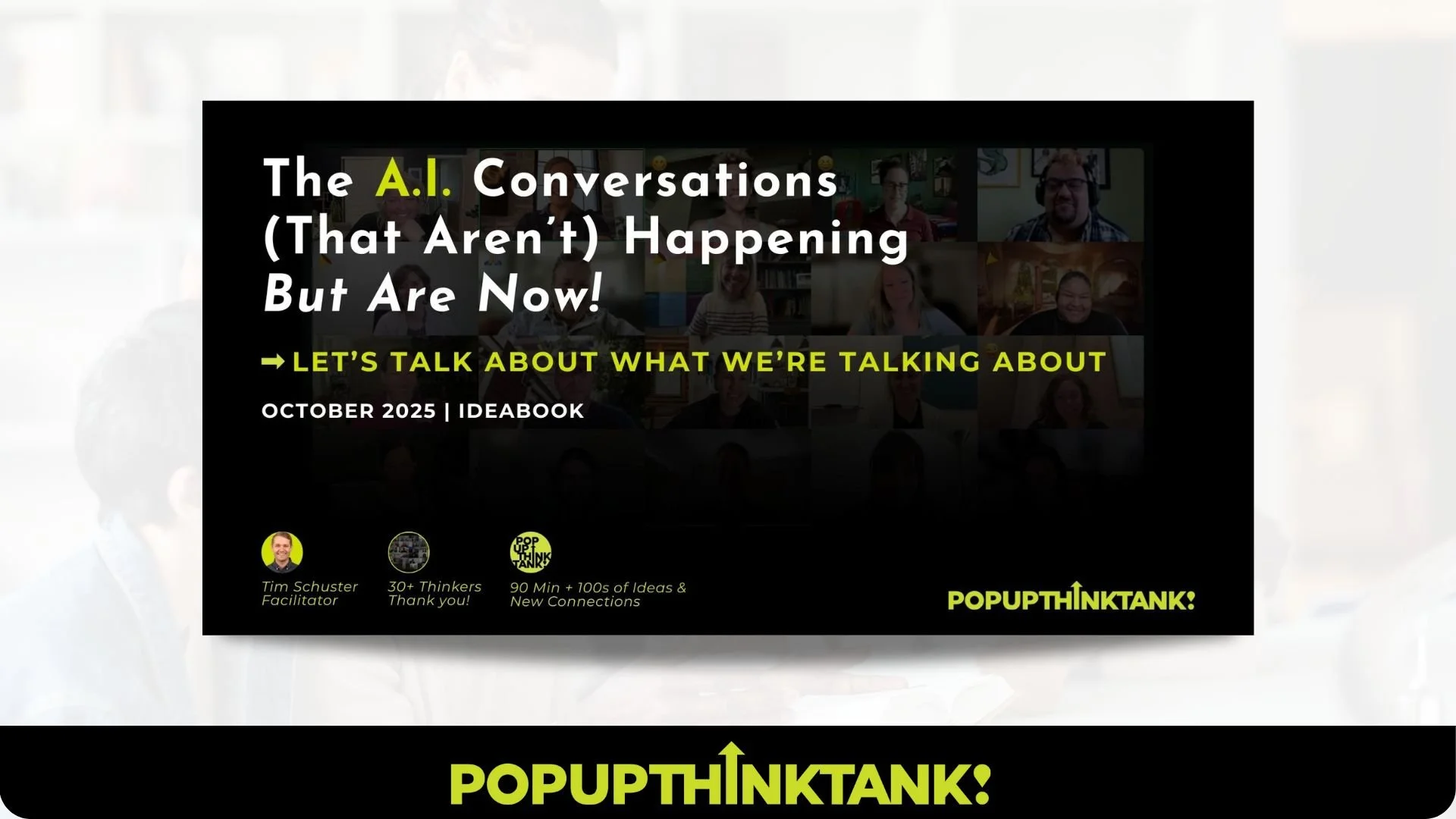 The A.I. Conversations (That Aren’t) Happening — But Are Now