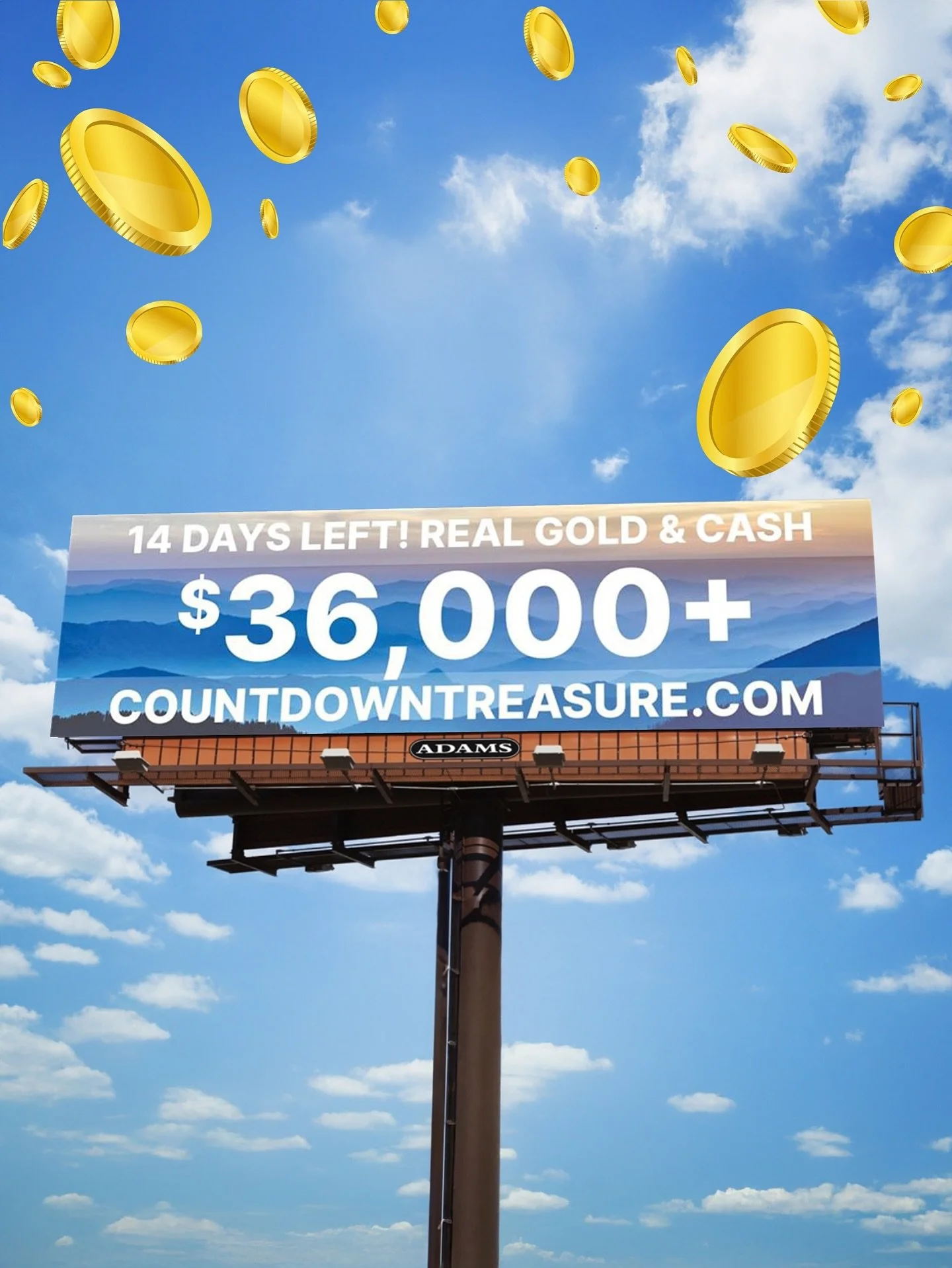 Think treasure hunts are just for kids? Think again. 💰
There’s a real-life treasure currently worth over $36,000 hidden somewhere in the Blue Ridge Mountains, and it’s out in the open for anyone to find!
The Countdown Treasure started