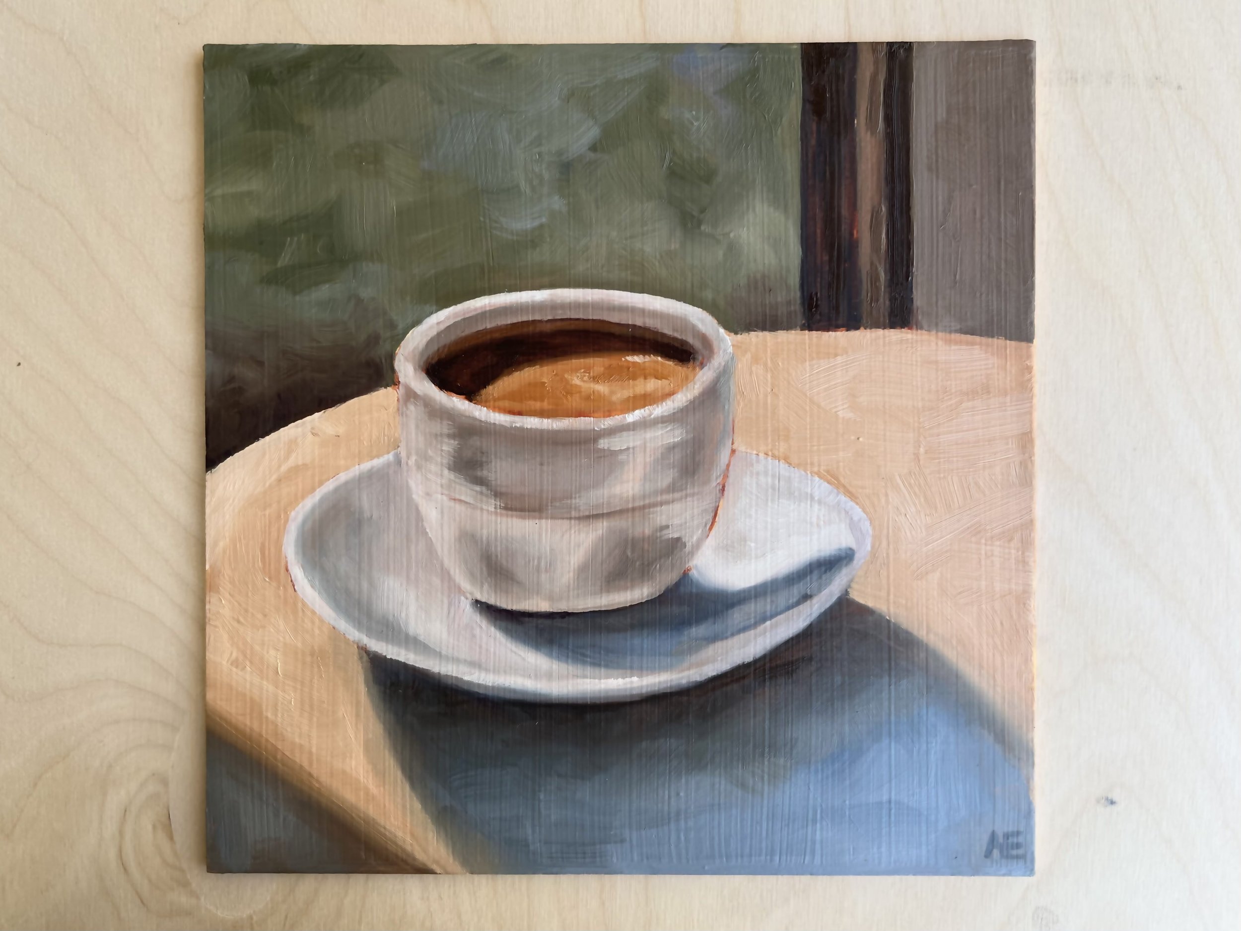 SOLD 8x8 oil on panel