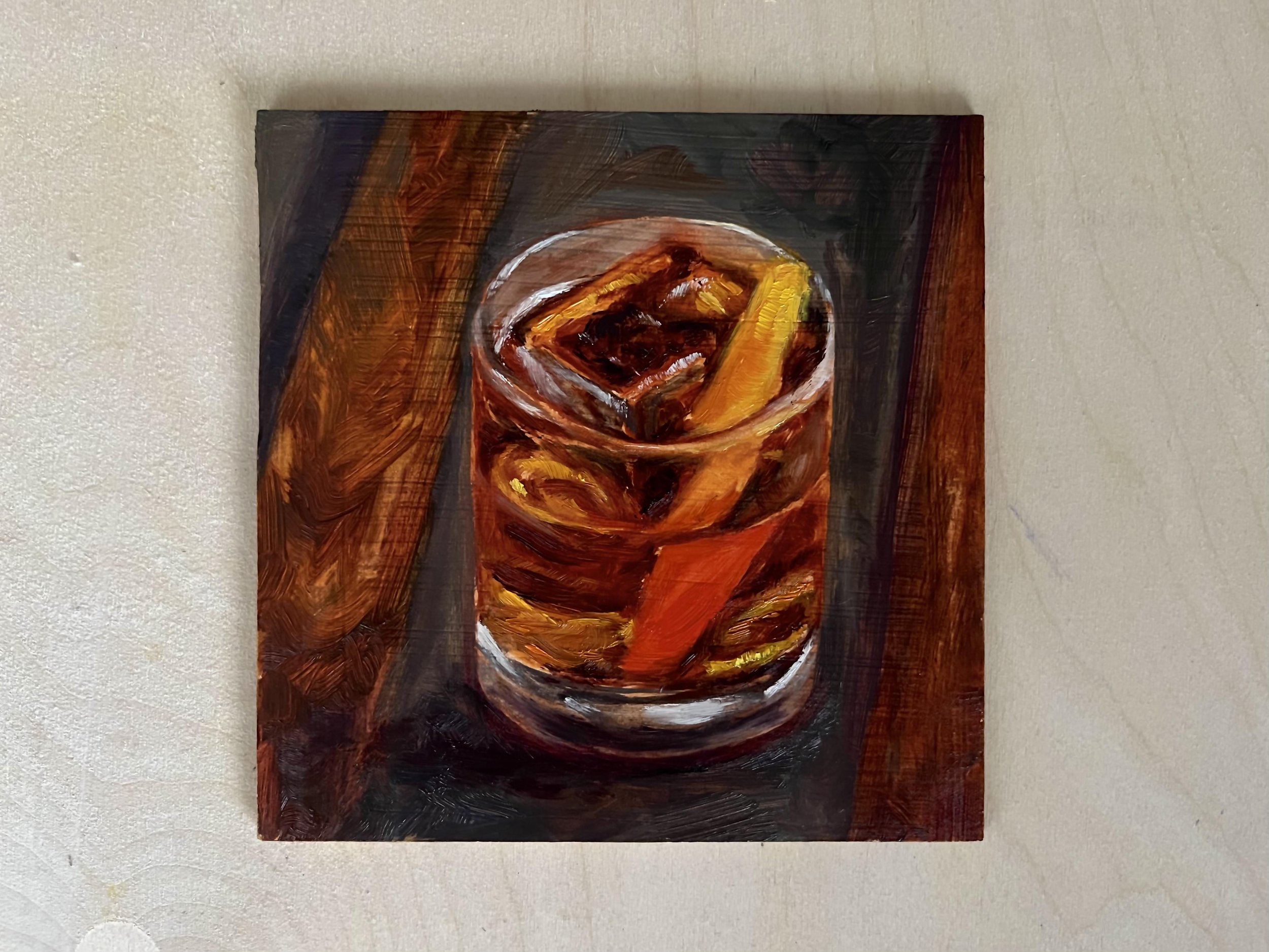 SOLD 6x6 oil on panel