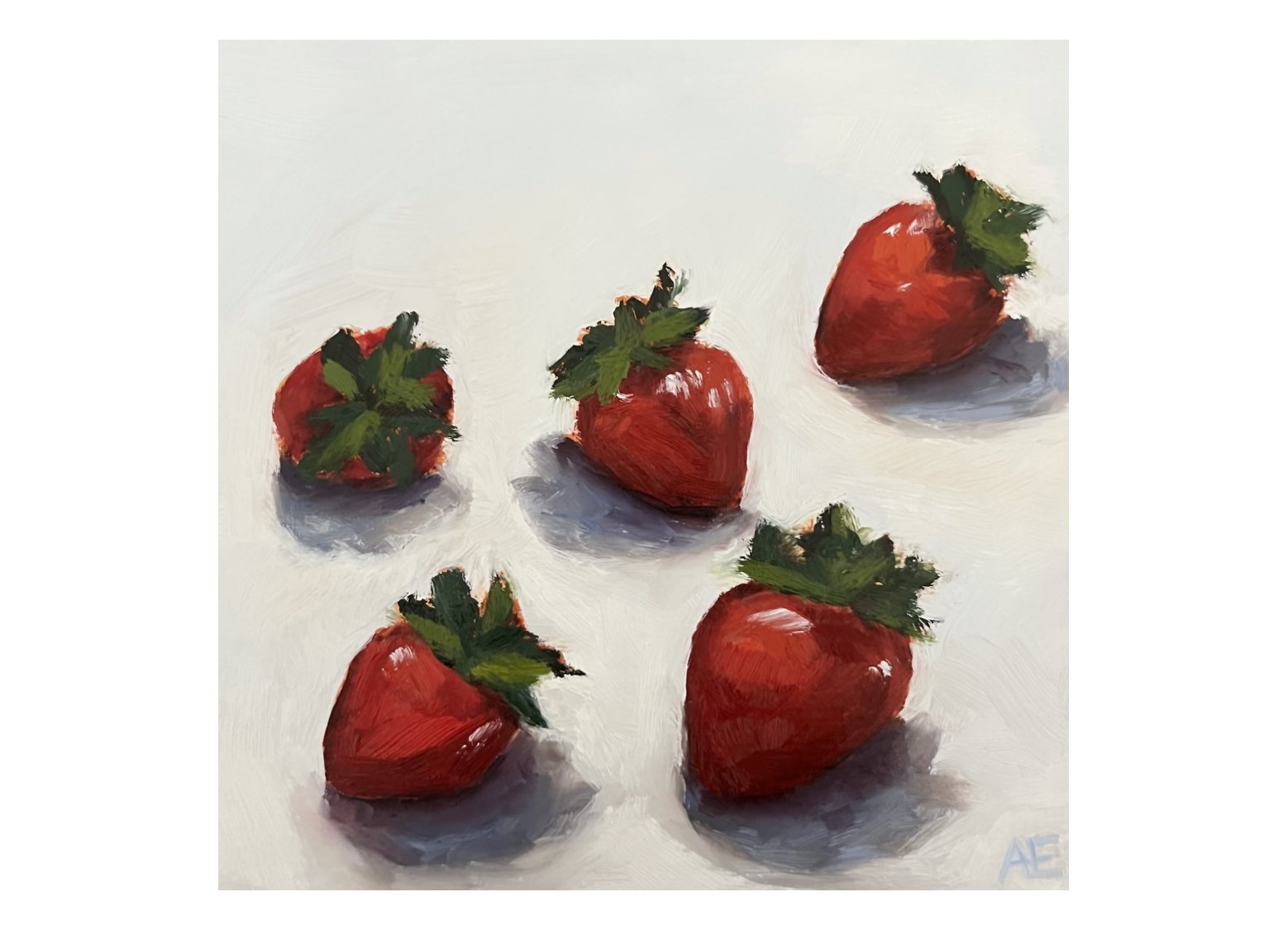 SOLD 6x6 oil on panel, special project