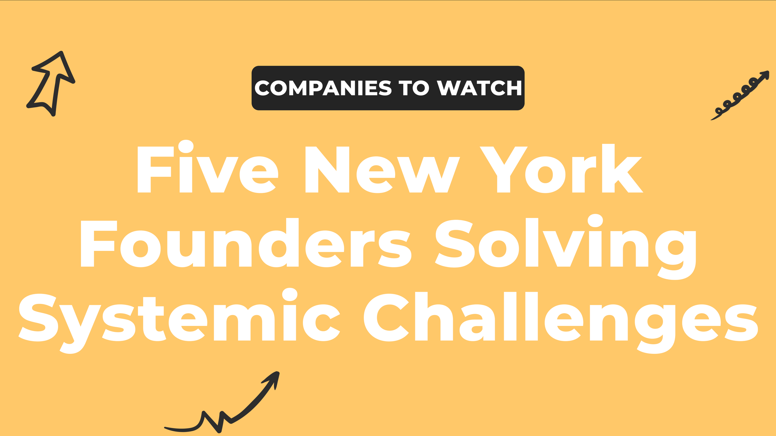 Companies to Watch: Five New York Founders Solving Systemic Challenges