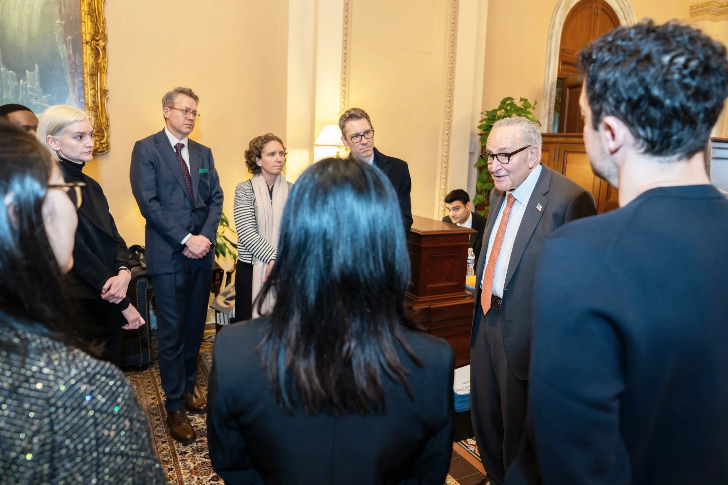 Grid Fellows with Senator Chuck Schumer (D-NY)
