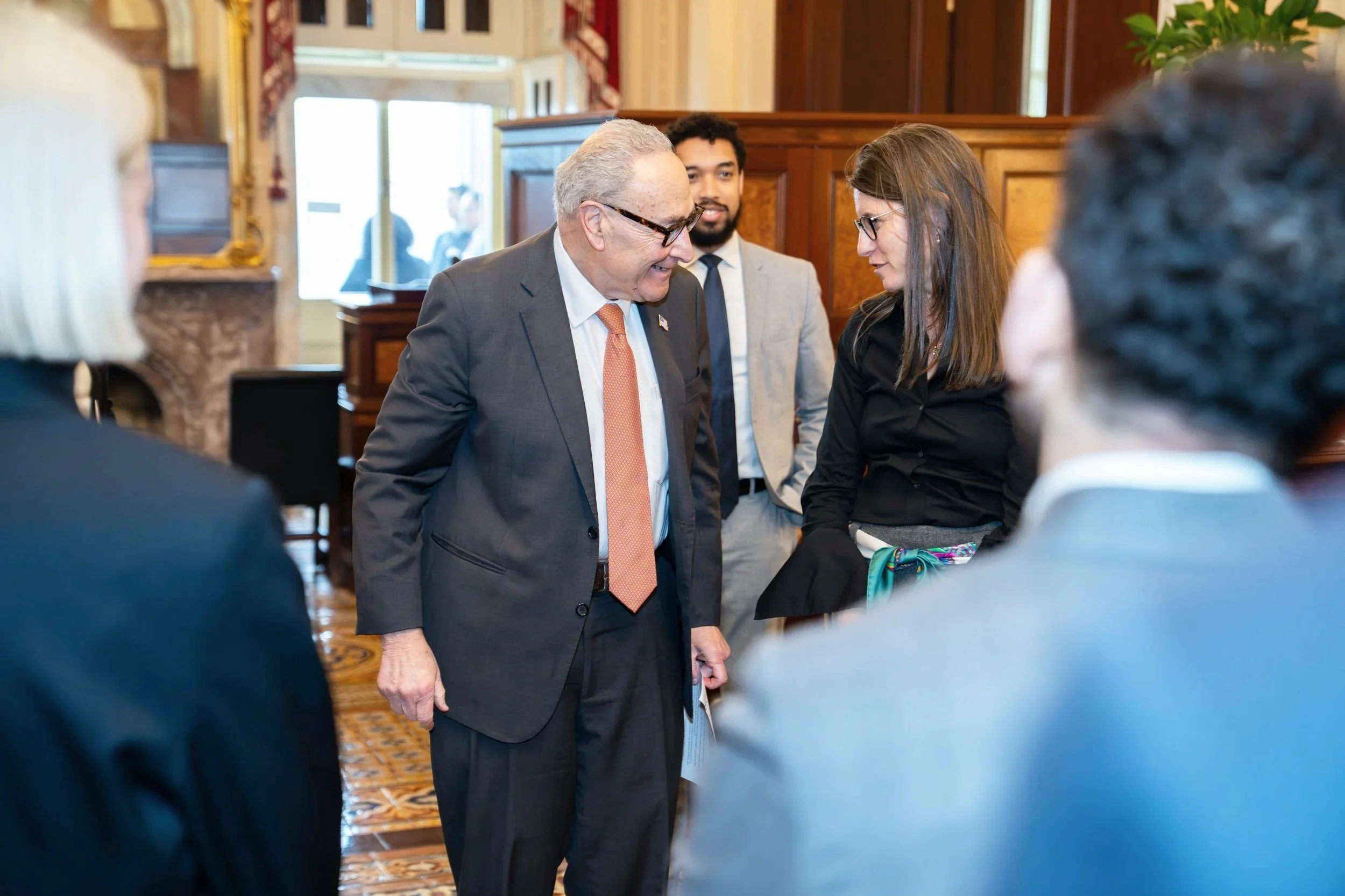 Grid Fellows with Senator Chuck Schumer (D-NY)