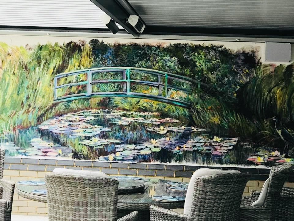 Monet mural