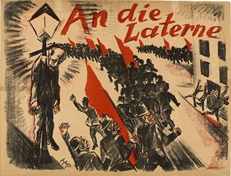 Fig. 5 Max Pechstein’s Poster for periodical An die Laterne (To the Lamp Post), 1919