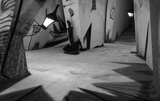 Fig 1. Set of ‘The Cabinet of Dr. Caligari’