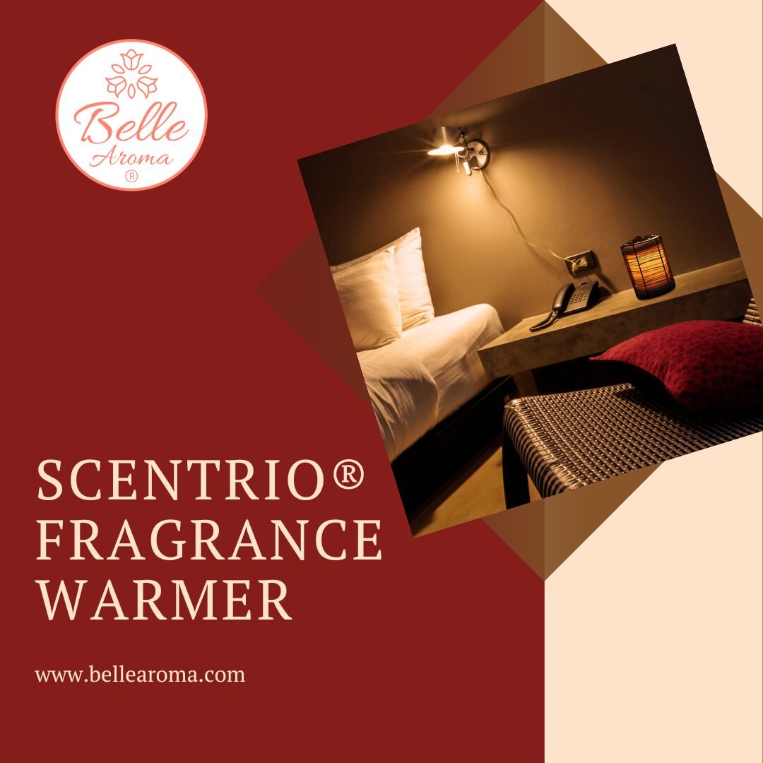 The Belle Aroma&reg; ScenTrio&reg; Fragrance Warmer fits into any home d&eacute;cor! The ScenTrio warmer has a trio of heat settings to allow for the optimal warming of the customers&rsquo; fragrance preferences. The Belle Aroma No-Mess Fragrance Tar