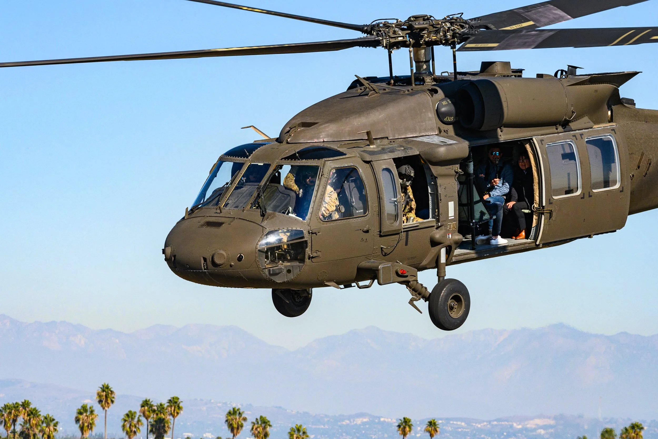 Santa Rides a Blackhawk