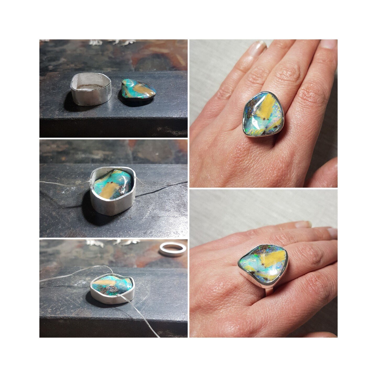F L A S H B A C K to a custom boulder opal ring we made a while back. A real statement piece this one 😍

#customjewellery #handcrafted #opaljewellery #boulderopal #sustainablejewellery