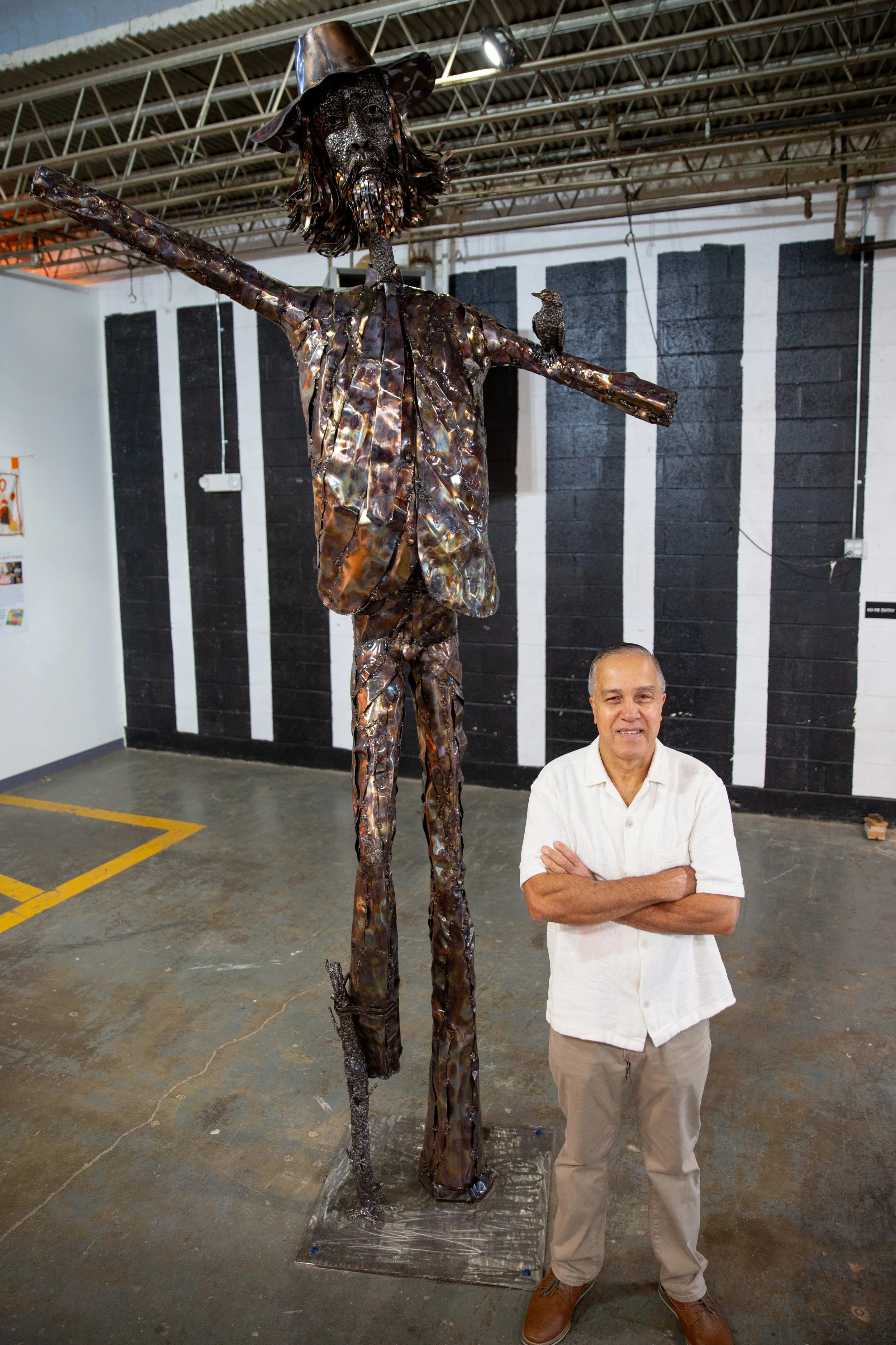 "El Centinela" |  10.5' x 5' x 2' | Welded stainless steel